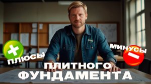 Плюсы и минусы плитного фундамента