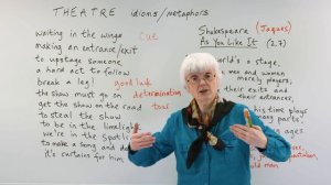 Learn 13 English IDIOMS from the theatre