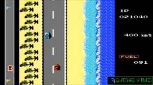 Road Fighter - Gameplay Completo PC (VirtualNes - Level 2) [HD]