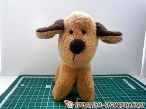 Как сделать мягкую игрушку собачку