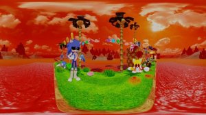 Sonic Vs Tails FNF Friends meeting Song 360° Animation
