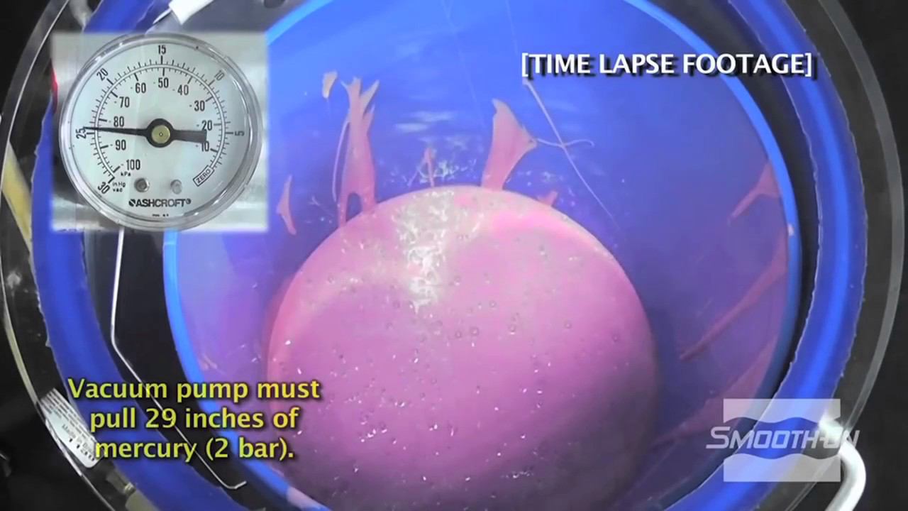Вакуумная дегазация на примере силикона MOLD MAX 30 смотреть онлайн