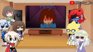 Undertale React to Sans/Chara