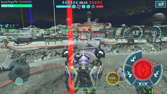 Conquer the Battlefield: Aether Titan's Legendary Kills in War Robots Gameplay! @angrywr #warrobots