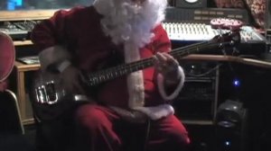 Slap Bass Santa