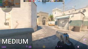 CS 2 : i5 11400f + RTX 3070 : Very hight - low settings