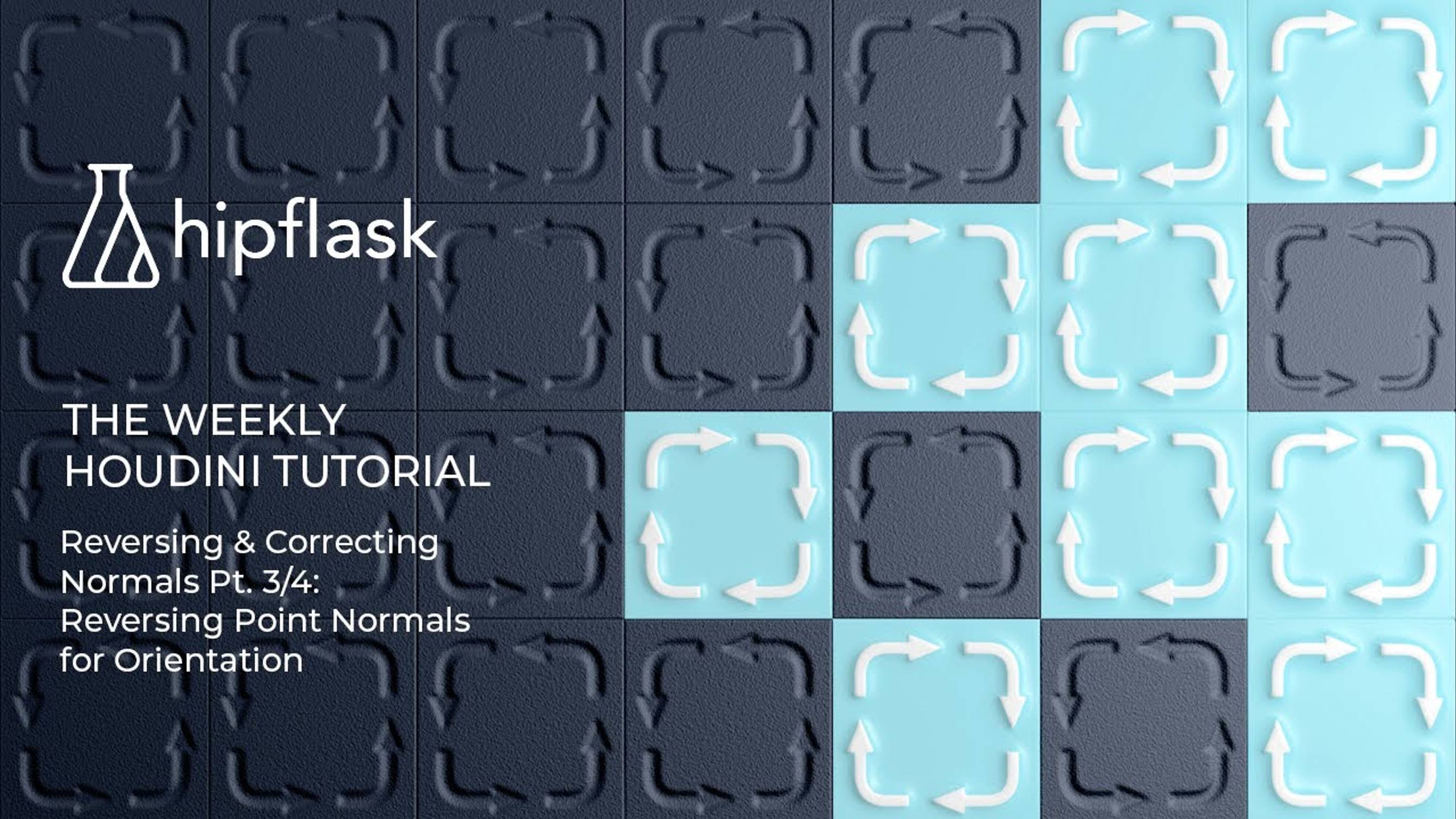 03_Reversing Correcting Normals in Houdini Pt 3/4 Reversing Point Normals for Orientation