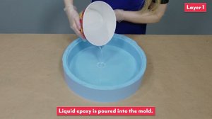 Декоративный столик из эпоксидной смолы - украшение любого интерьера