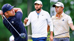 Schauffele leads with Scheffler in mix after arrest | PGA Championship DAY 2 Highlights