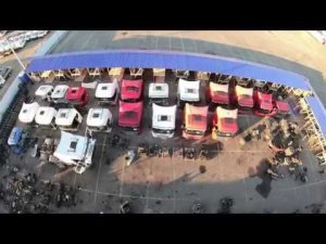 Обзор кабины самосвала Скания CP14 без спальника.