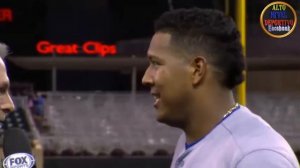 SALVADOR PEREZ LA VIO CLARITA BATEO DE 5-5