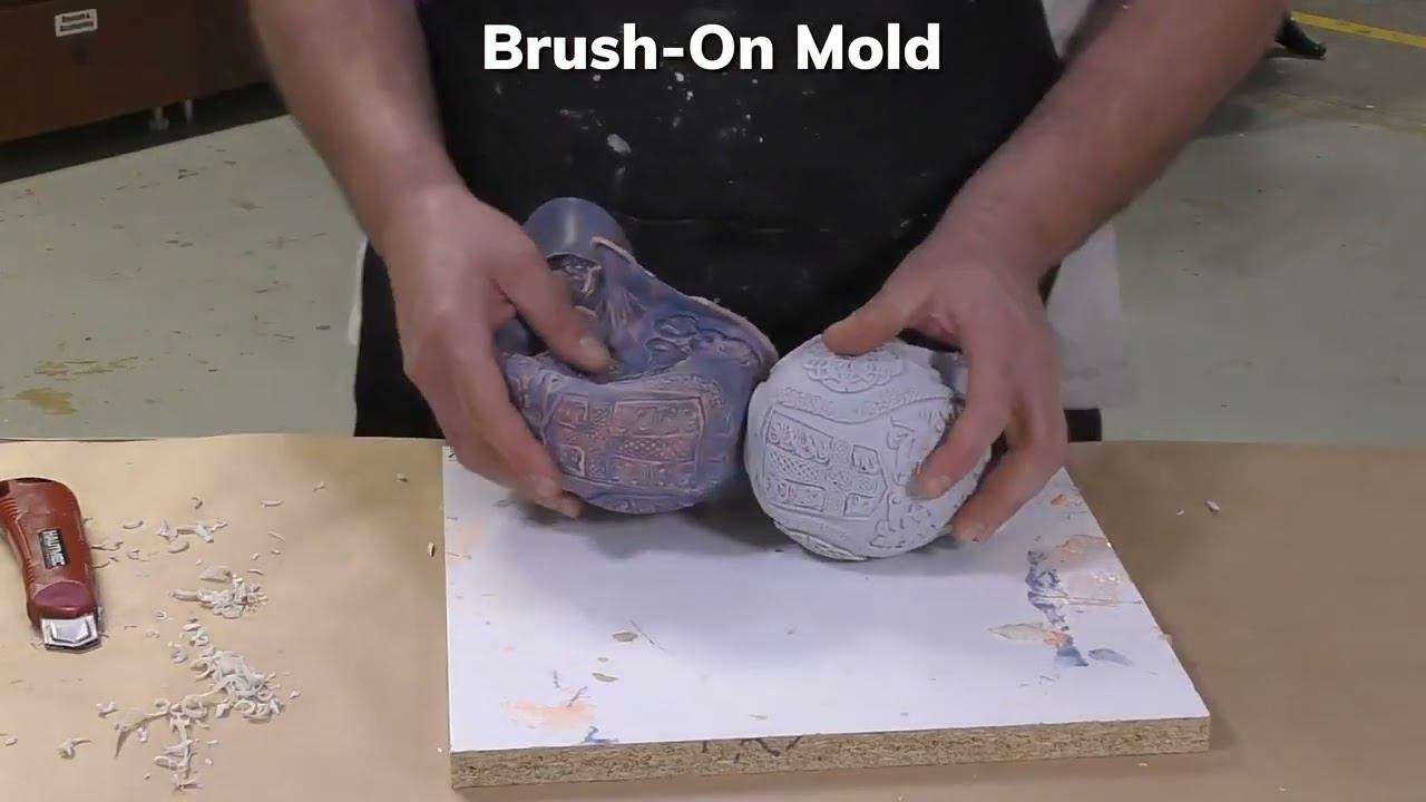 Изготовление формы в намазку на примере силикона Rebound 25 смотреть онлайн