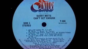 Barry White - You're My First My Last My Everything