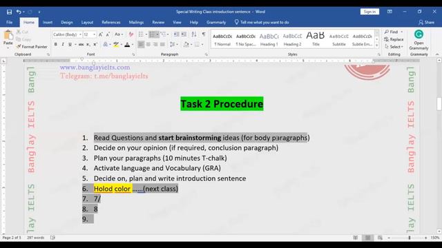 Writing Task 2 Introduction Sentence || Plan Before You Start to Write