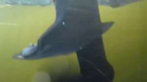 Работа винта ПЛМ под водой