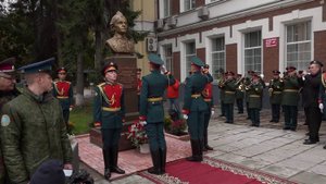 Памятник полководцу Александру Суворову установили в Новосибирске