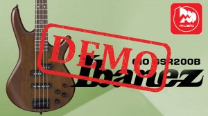 Бас-гитара IBANEZ GIO GSR200B - демонстрация звучания