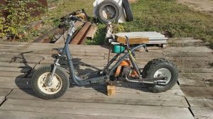 Скутер из бензопилы