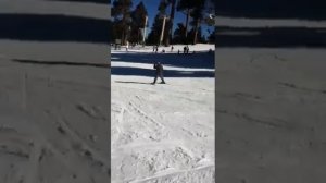 Aaron godoy skiing