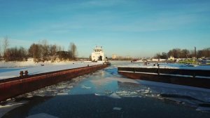 Демонстрация мобильного судоподъема