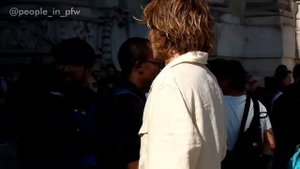 Jordan Barrett and Emily Ratajkowski - Paco Rabanne SS19 fashion show - 27.09.2018