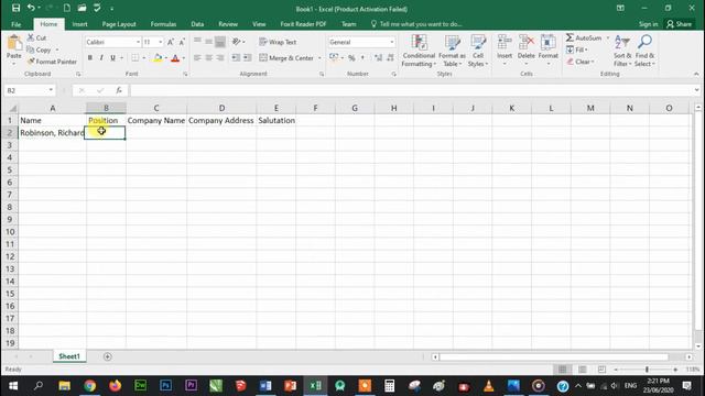 How to implement Mail Merge with Passcode