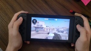 Playing CS:GO on my Nintendo Switch