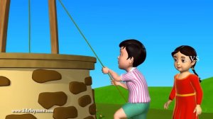 Jack and Jill went up the hill - 3D Animation English Nursery rhyme for children