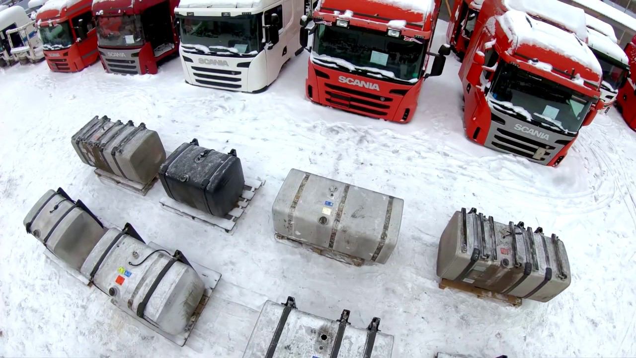 Топливный бак на Сканию - РАСПРОДАЖА на разборке грузовиков ВОРКТРАК!