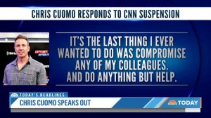 Chris Cuomo Speaks Out For The First Time Since Suspension