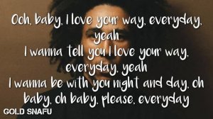 Baby I Love Your Way - Bob Marley (Lyrics)