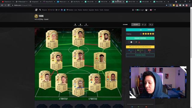 FIFA 22 ALL BEST STARTER TEAMS! FIFA 22 50K, 75K, 100K, 150K, 200K, 250K HYBRID SQUAD BUILDER! смотреть онлайн