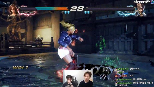 랑추 (Katarina) vs 체리베리망고 (Lars) (TEKKEN 7 - Rangchu vs CherryBerryMango) смотреть онлайн