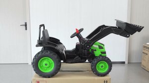 Сборка детского трактора электромобиля HL389