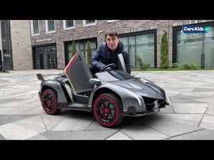 Детский электромобиль Lamborghini Veneno  Такого еще не было!