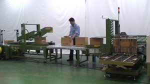 Автоматический формовщик PACKWAY-PW568ERT + заклейщик PW-557+стреппинг машина PW-0860AS2R