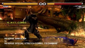 Tekken 5. King's hidden chain throw combinations.