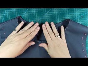 соединение платья с обтачкой