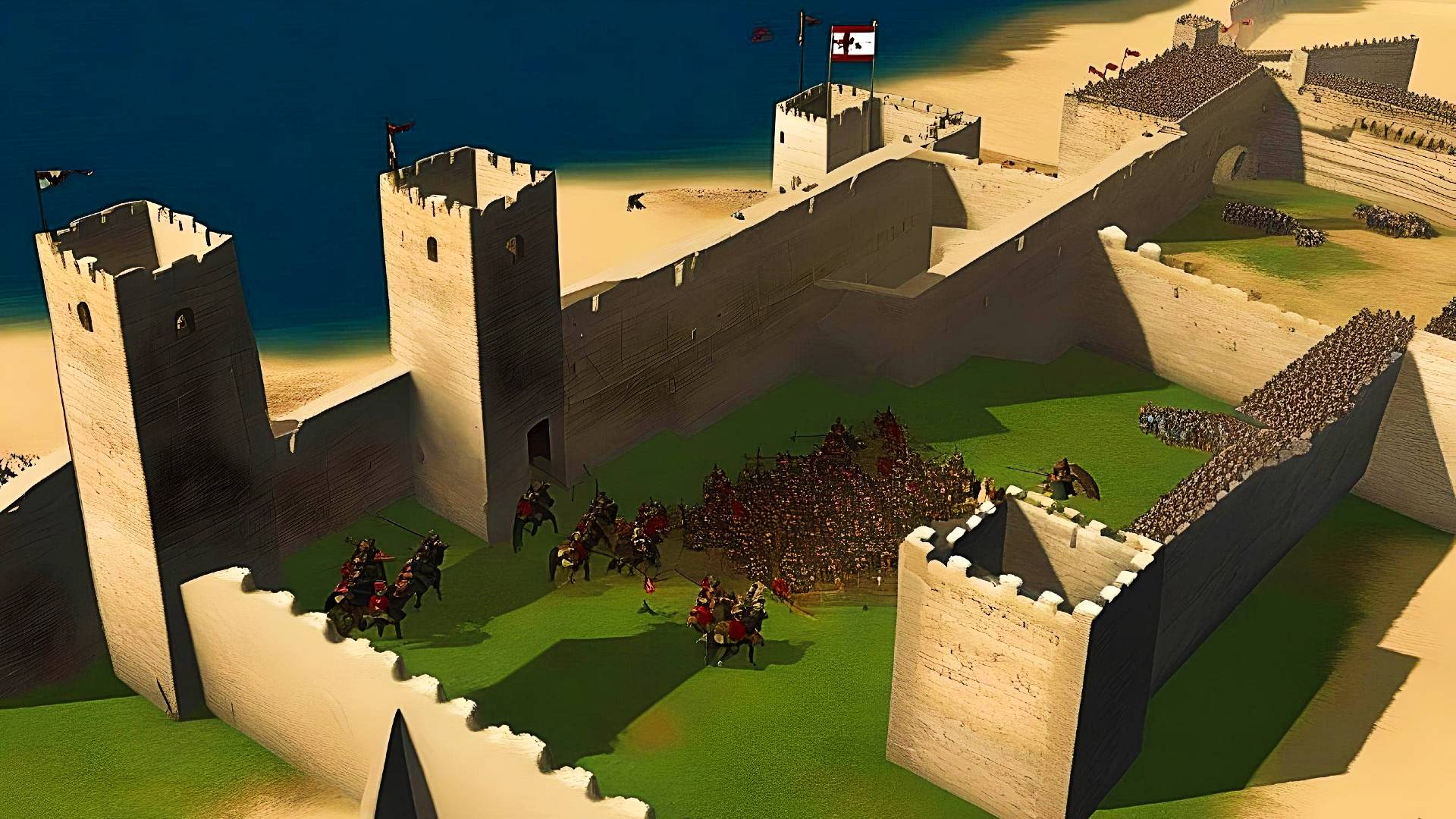 Stronghold Crusader HD 🏰 Игры Крестоносцев ⚬ 20. Ровная земля   @fireflyworlds