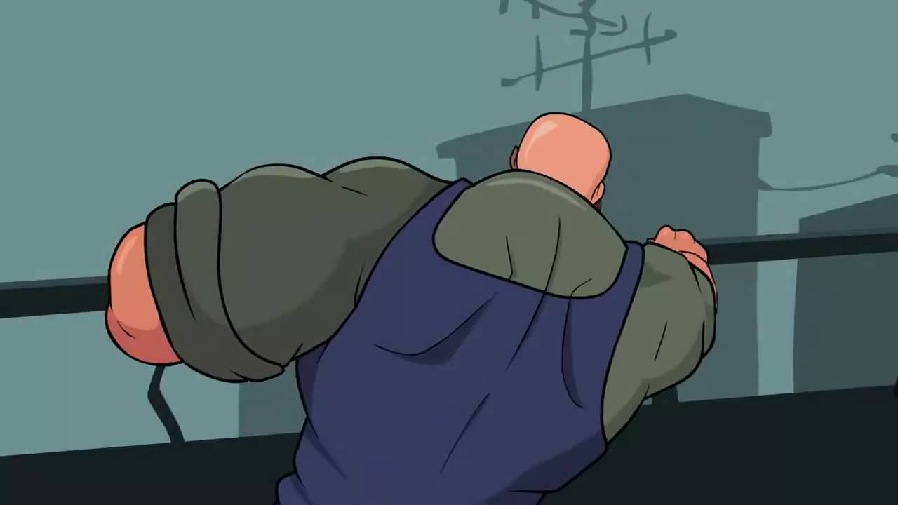 Грузчик идет