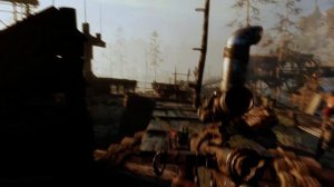 Metro Exodus - The Taiga: Proceed To The Dam: Attack Pirate Swamp Base: Lower Boat In Water (2019)