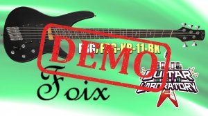 Бас-гитара Foix FBG/FBG-KB-11-BK (мультимензурная) - демонстрация звучания