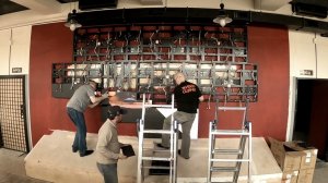 Монтаж светодиодного экрана