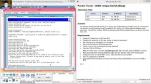 11.6.1.2 Packet Tracer - Skills Integration Challenge