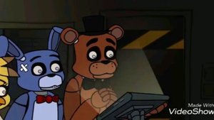 Аниматроники из ФНАФ боятся охраника