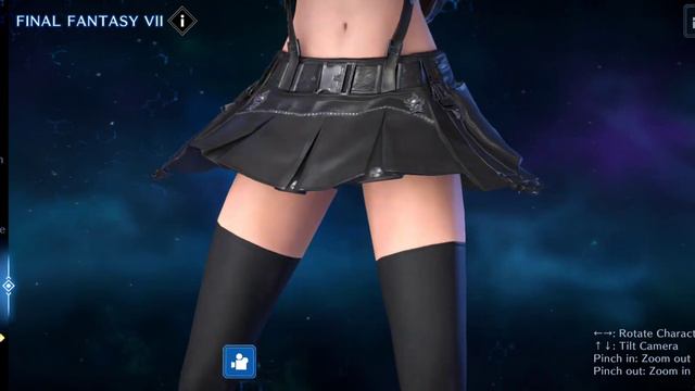 Final Fantasy 7 Ever Crisis (FF7EC) - Tifa Model Closeup