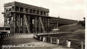 DLF 21.03.1934 Schiffshebewerk Niederfinow nimmt Betrieb auf. Ein Fahrstuhl für Schiffe