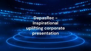 Inspirational uplifting corporate presentation