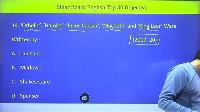 English Class 12 vvi Objective Question 2023 | English Previous Year Question Class 12 Bihar Board