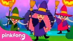 Do the Witch Dance! 🎃粒| Halloween Spooky Dance | Halloween Songs | Pinkfong Songs for Children